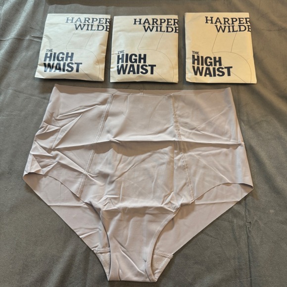 Harper Wilde Other - Harper Wilde Invisible No Show Highwaist Brief Large Lavender Seamless Pack of 3
